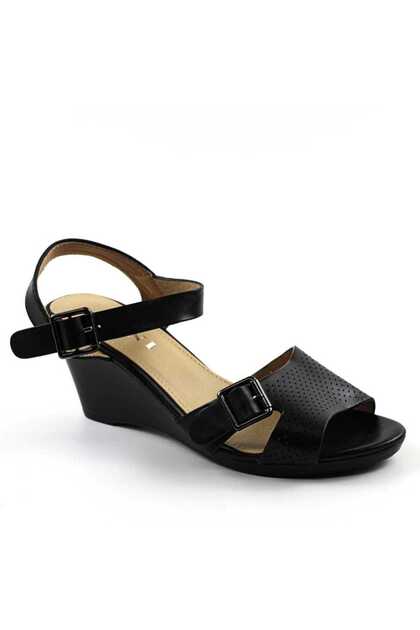 Sandale usoare de dama , cu catarame T17-Black