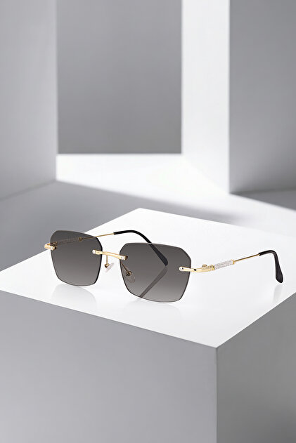 Uv400 Protection Women's Sunglasses Gold Black Silver Color Plg-2124C1