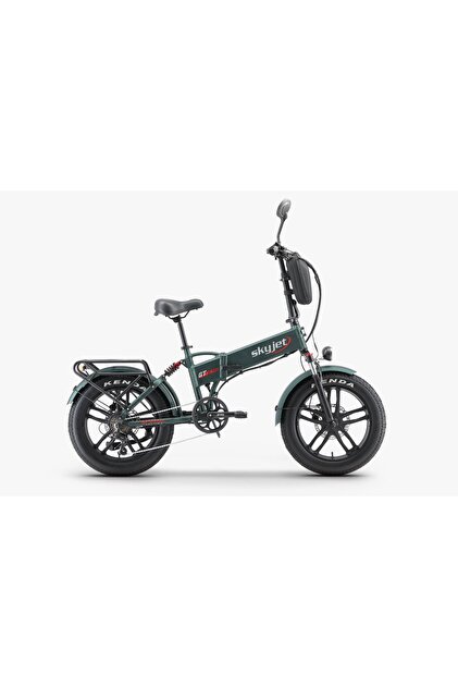 Skyjet GTIII PRO 1000W ELEKTRİKLİ BİSİKLET AYNA ÇANTA VE EL GAZI