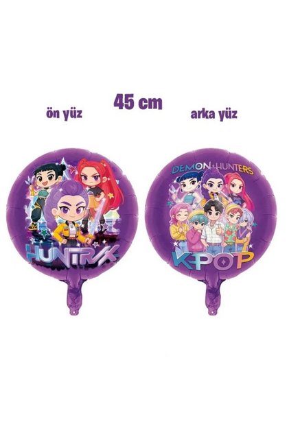 K-Pop Demon Hunters Folyo Balon 45 cm