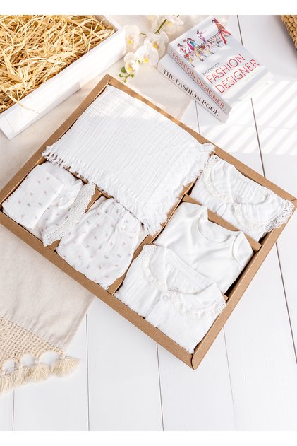 Muslin Premium Quality 100% Cotton 10-Piece Baby Girl Hospital Release