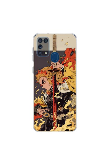 Samsung Galaxy M31 Compatible Anime 4/3 Design Transparent Case
