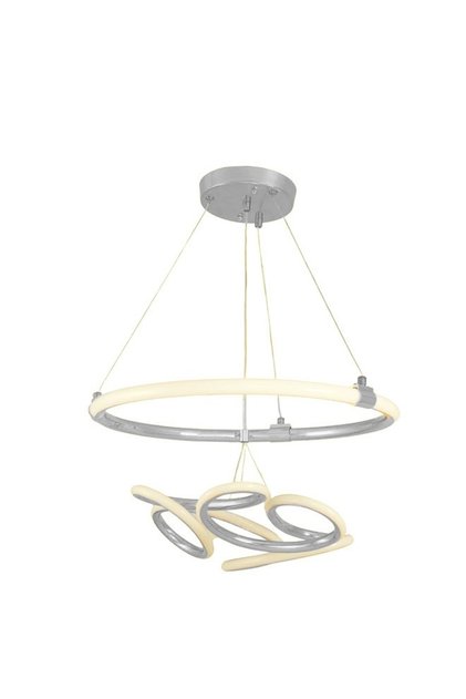 Modern Lighting, Chandelier, Light, Chinese Knot, Chrome Color, 45x15 cm, Suitable for bedroom and living room, Adjustable height