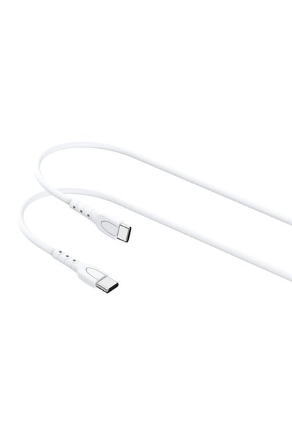 Cablu Fast Charge Type-C la Type-C, 45W, 1.2m, Alb