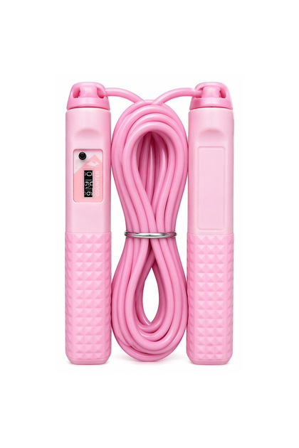 Coarda de sarit reglabila cu contor, Manere antiderapante, Fitness cardio, Ideala pentru slabit, antrenament acasa, relaxare in natura
