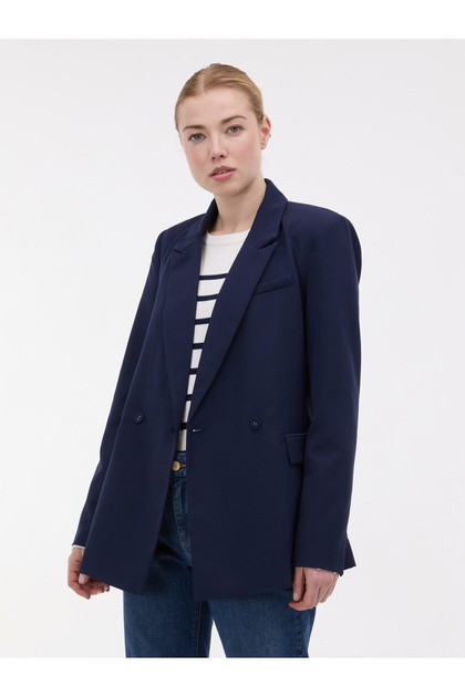 Blazer de damă albastru închis