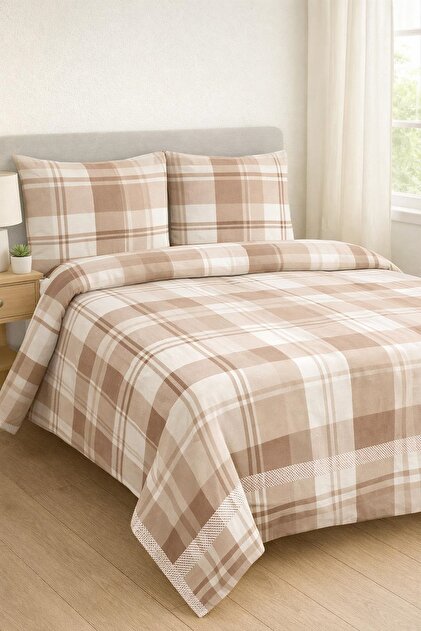 100% Cotton Duvet Cover Set with Double Elasticated Sheets | Full Team