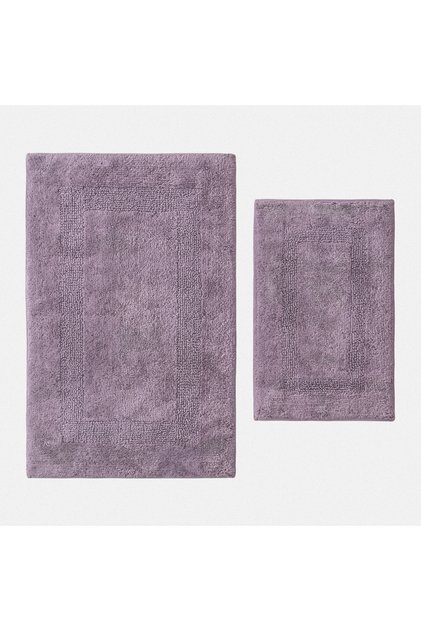 Tamara 2'li Banyo Paspas Seti %100 Pamuk Mor 40x60-60x90