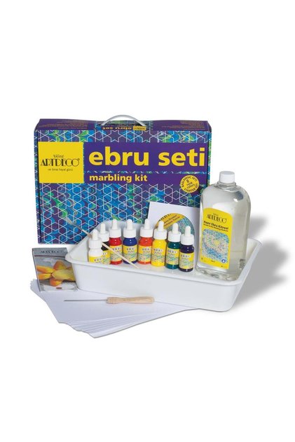 Mini Ebru Seti - Başlangıç Orta Set Daha Fazla Boya