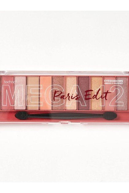 Mega 12 Eyeshadow Palette - Paris Edit | 12-Shade High-Pigment Palette | Romantic Mauve & Smoky Tones