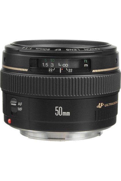 Φακός Φωτογραφικής Μηχανής Full Frame 50mm f/1.4 USM Σταθερός για EF Mount Μαύρος