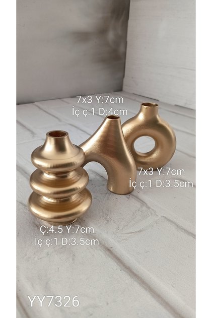 YY7326 Mini HM Vazo Set Silikon Kalıp