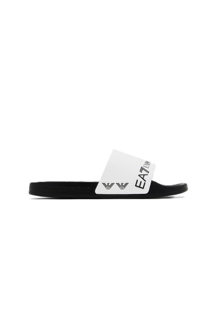 Papuci unisex cu logo imprimat și detalii cu dungi 7X000110 Af15128 Fc079
