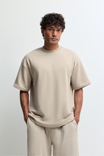 ERKEK Kısa kollu sweatshirt