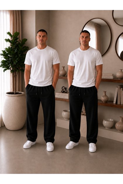 2-Piece Men's Summer Sweatpants Lightweight Fabric Comfortable Use Comfort and Style Combined