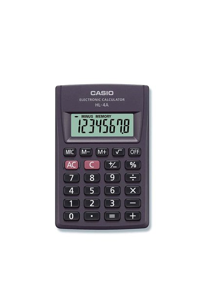 Calculator de buzunar cu 8 cifre HL-4A negru