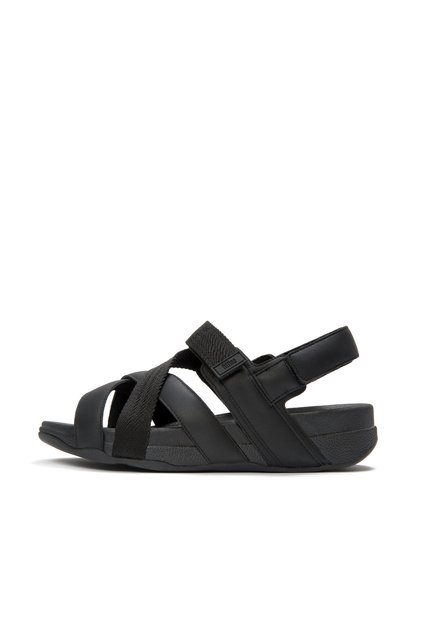 Adonis Men’s Leather & Webbing Back Strap Comfort Sandals