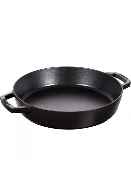 Tigaie din fonta cu doua manere, Staub, 26cm, neagra, 2.58kg