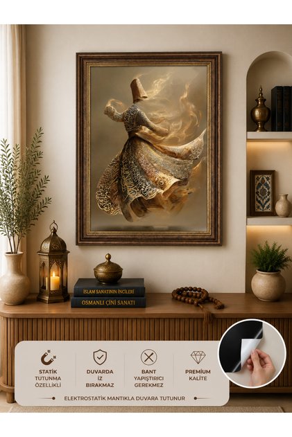Semazen Tablo - Poster Dini (Model- 71)