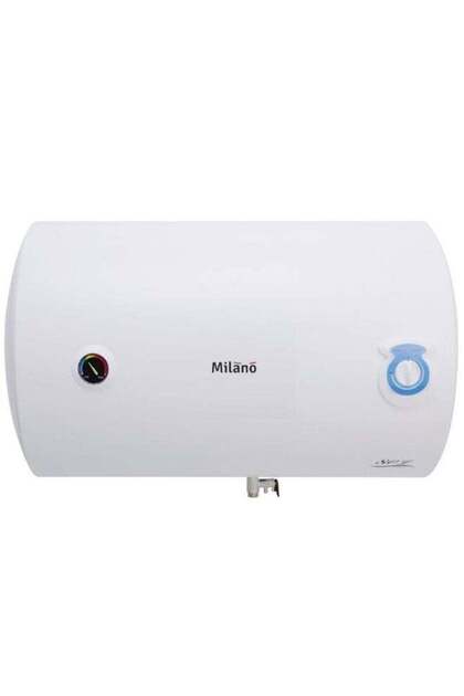 Milano Electric Water Heater Horizontal, White, 450 X 558 MM, White 50Liters