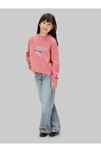 MONOLOGO CN SWEATER, VAZ Pembe Kız Çocuk Sweatshirt