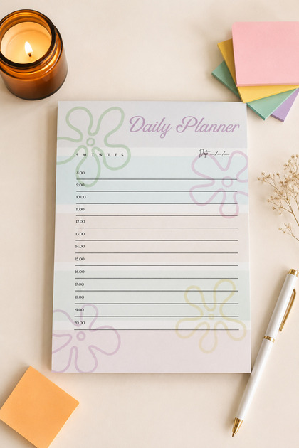 60 Sheets, Daily Planner