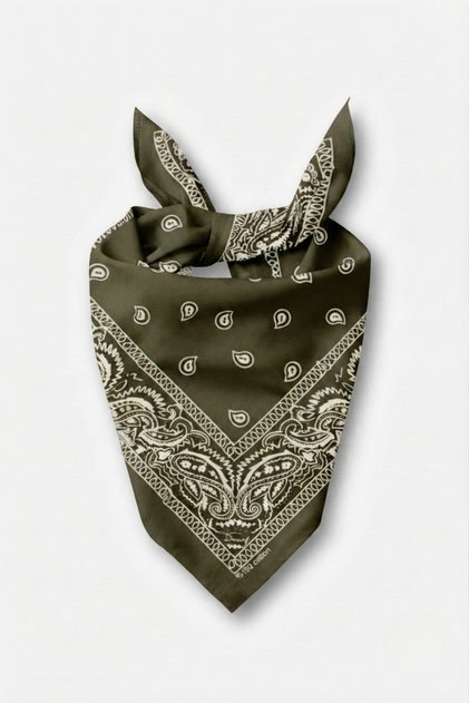Paisley Pattern 100% Cotton Multi-Purpose Bandana Scarf