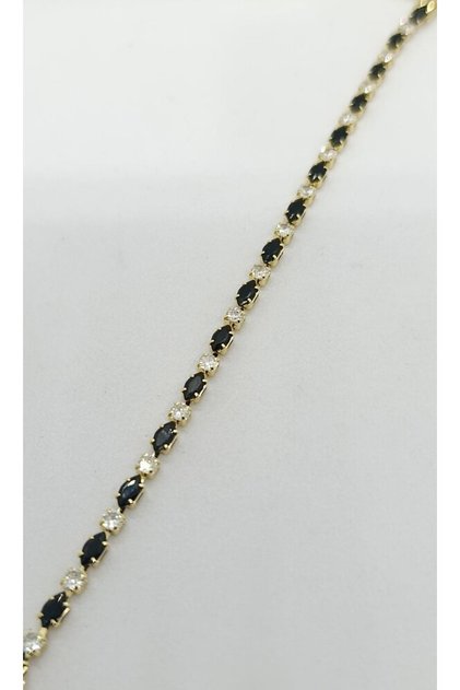 Éclat Obsidian Bracelet (16+2 cm)