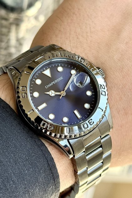 Ch017M Men's Wristwatch with Steel Strap