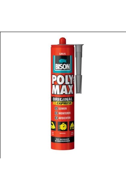 Adeziv și etanșeizant rapid Poly Max Original Express, 425g, gri
