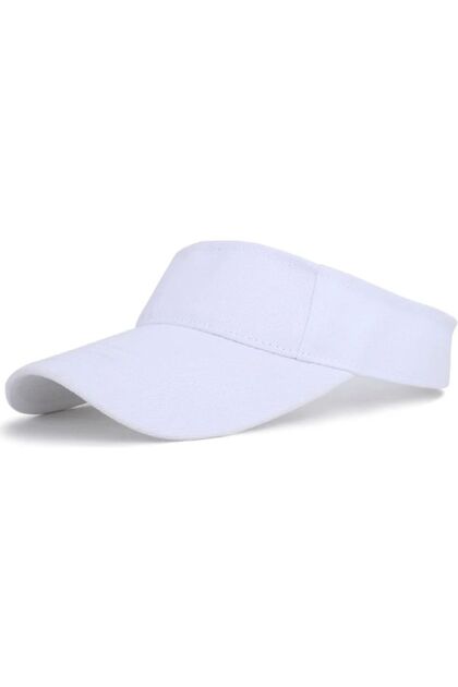 Unisex Athlete Running Tennis Visor Hat with Adjustable Back Part