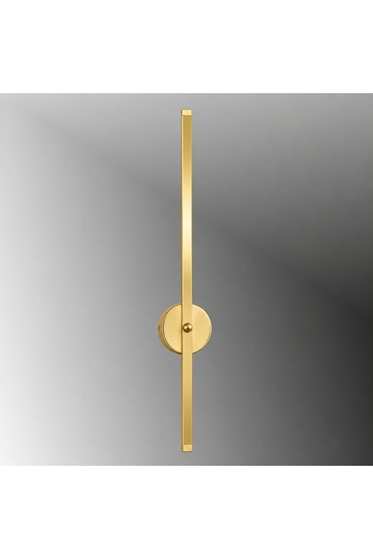 Tt079-Sr-Elk-Apl (with Daylight Led) 70 cm Yellow Coated Electric Sconce
