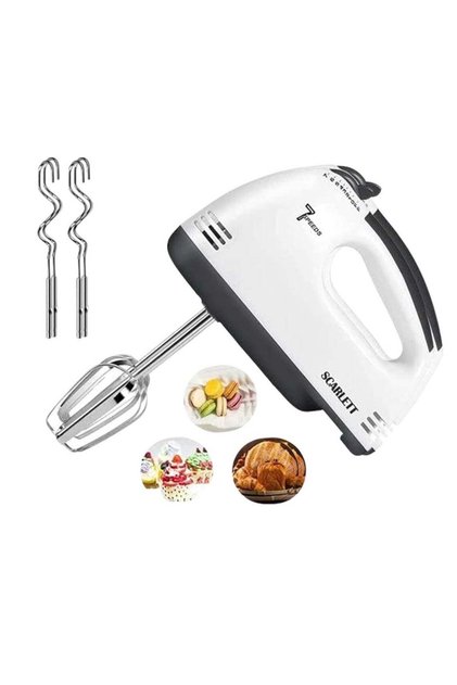 SCARLET 7-Speed Electric Hand Mixer – Multi-Function Kitchen Beater