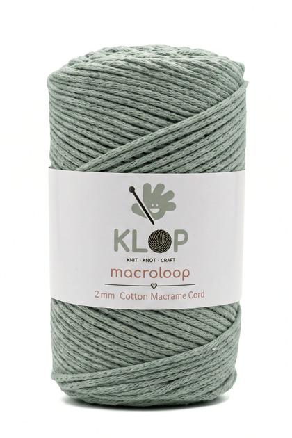 2mm 145 Metre 200 Gram Premium Koton Pamuk Makrome Çanta ve Supla İpi Ada Çayı