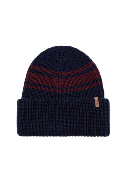 Ribbed Beret - Glenh Claret Red