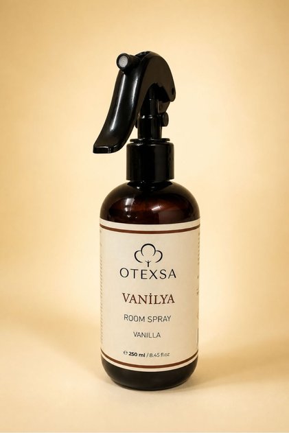Vanilya Kokulu Oda Spreyi 250 ml Tetikli Room Spray, Sıcak ve Yumuşak Ortam Kokusu