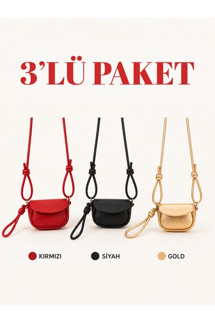 Minie Wrist Strap Adjustable Knot Strap Daily Use Women's Hand and Shoulder Bag