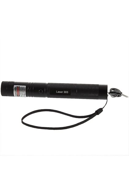 Lanternă Laser 303, Corp Aluminiu, Acumulator 18650