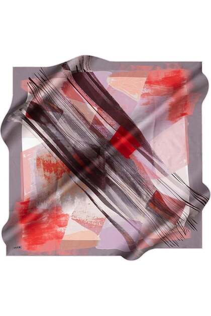 Silk Crepe Satin Scarf 9034701