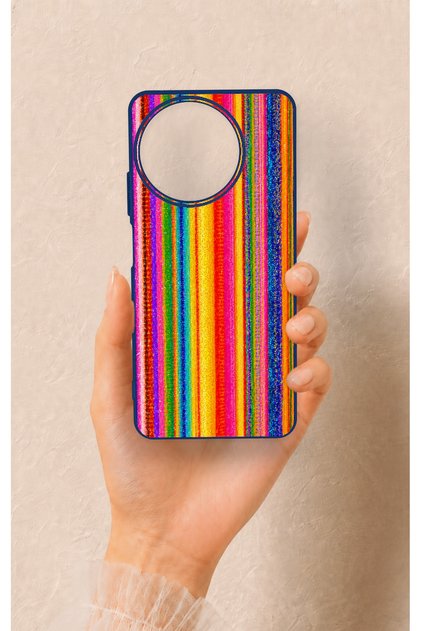 Realme 11 Compatible Colorful Patterned Silicone Case
