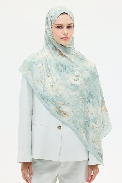 Amora Kraş Shawl - Mint