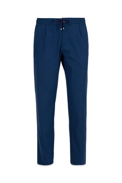 Regular Straight Fit Beli Lastikli İpli Pileli Likralı Jogger Pantolon