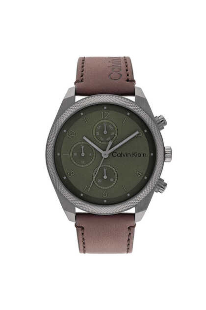 ANALOG MENS GREEN CASE WATCH - 25200363