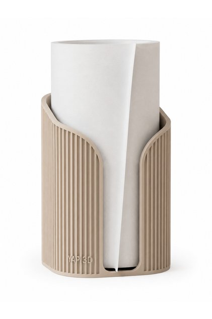 Decorative Paper Towel Holder | Desktop and Countertop Paper Towel Stand | Modern Kitchen Organizer