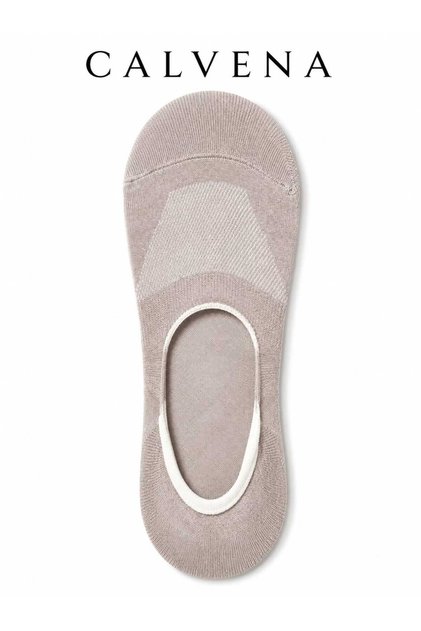 Women's 6 Pairs Non-Slip Silicone Light Mink Invisible Ballerina Socks