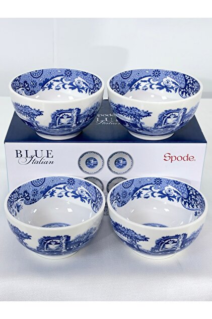 SPODE Blue Italian 4'lü Kase Takımı - Fiyatı, Yorumları