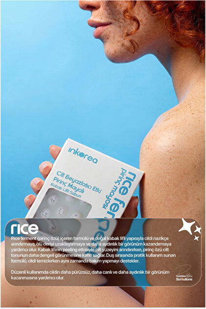 Life　CLEANSE　1箱　15包入り inkorea Rice Ferment Soap -Pirinç Mayalı Cilt Beyazlatıcı Etki