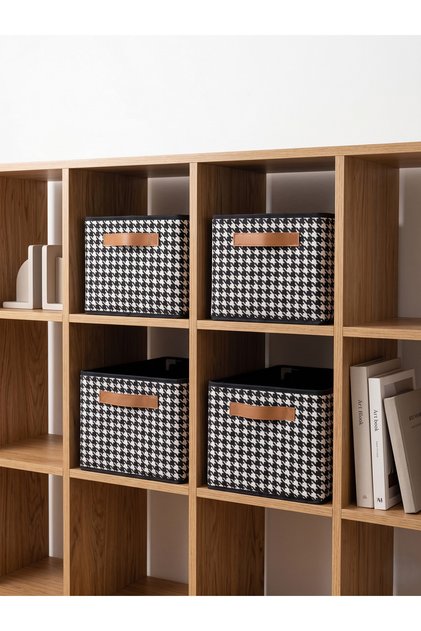Organizator de rafturi 25 cm - model cu zăbrele | 4 bucăți | Organizator de îmbrăcăminte pliabil, cu suport din oțel