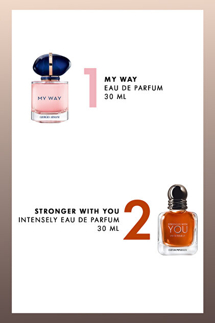 Giorgio Armani My Way EDP 30 ml & Stronger With You Intensely 30