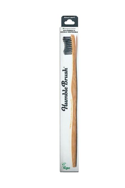 Adult Bamboo Toothbrush Black - Soft